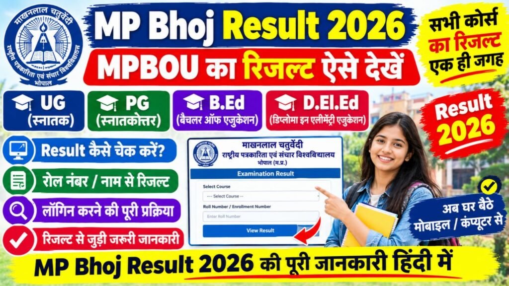 MP Bhoj Result 2026