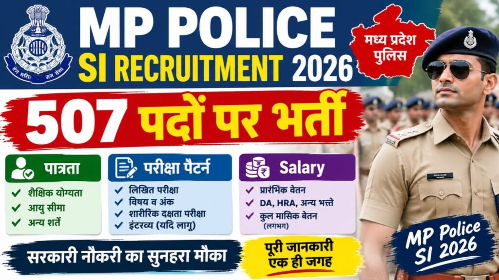 MP Police SI Recruitment 2026